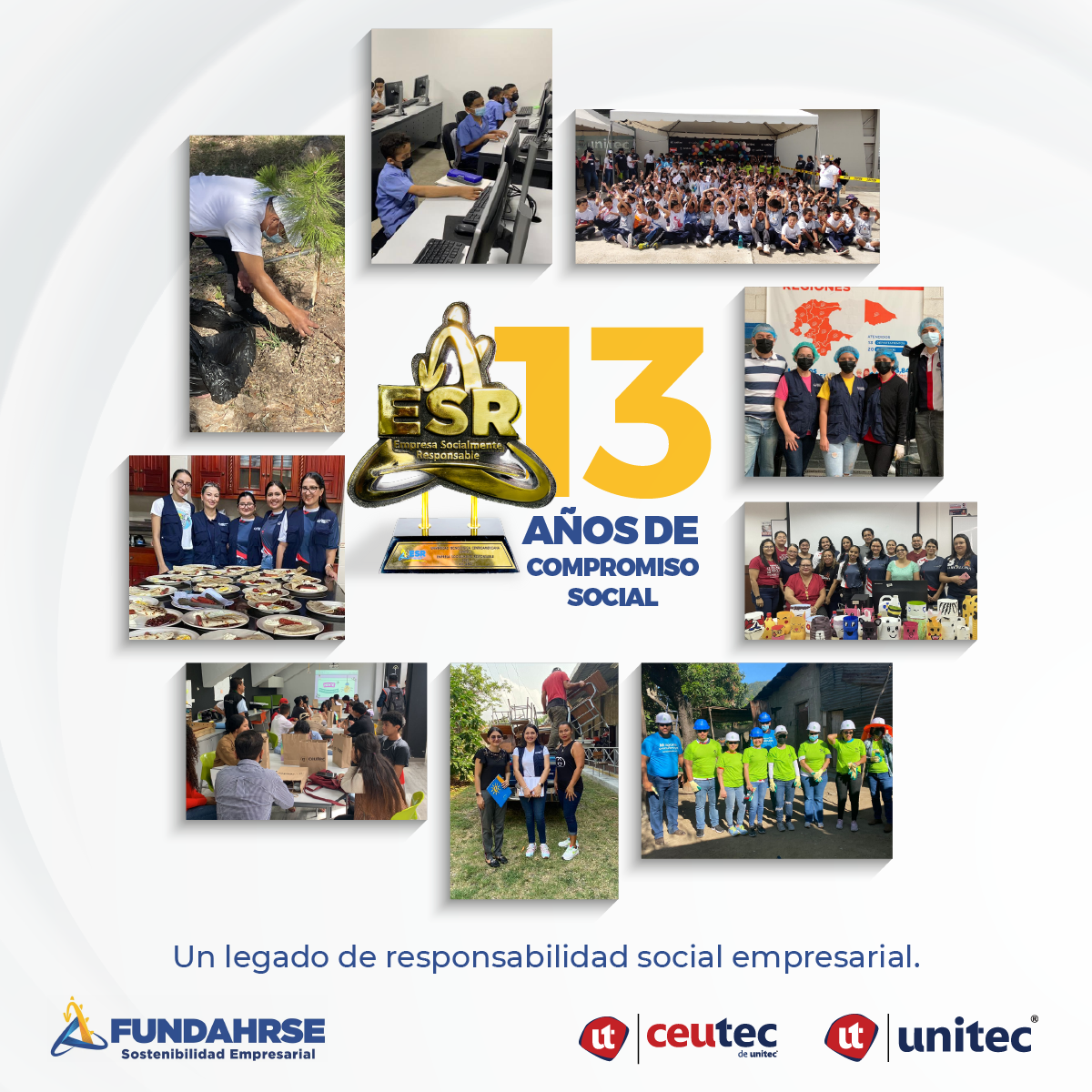 Unitec|Ceutec reciben el sello FUNDAHRSE por su compromiso con la responsabilidad social en Honduras